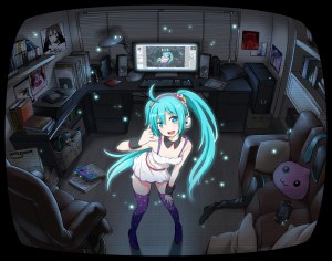 初音ミク,VOCALOID,zaxwu,Redial,十六夜咲夜,黑丝,东方Project,帕秋莉·诺蕾姬,双马尾