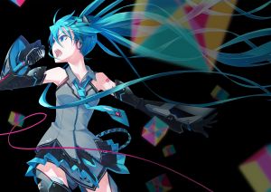 初音ミク,MONQ,双马尾,VOCALOID