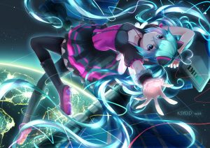 初音ミク,黑丝,双马尾,VOCALOID