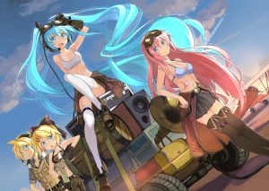 露脐,黑丝,VOCALOID