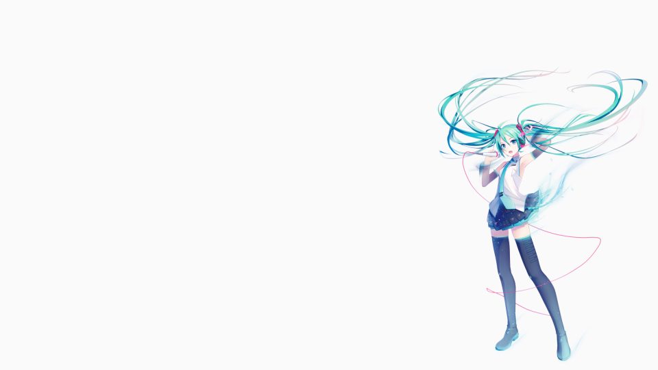 初音ミク Ikushima 黑丝 双马尾 VOCALOID