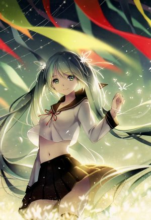 初音ミク,制服,黑丝,TID,VOCALOID