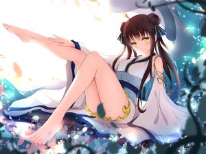 汉服,黑丝,双马尾