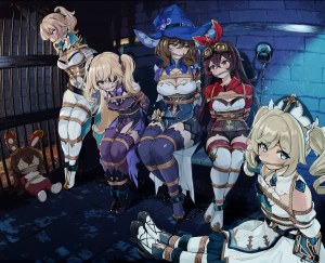 捆绑play,白丝,黑丝,芭芭拉,安柏,丽莎,菲谢尔,琴团长