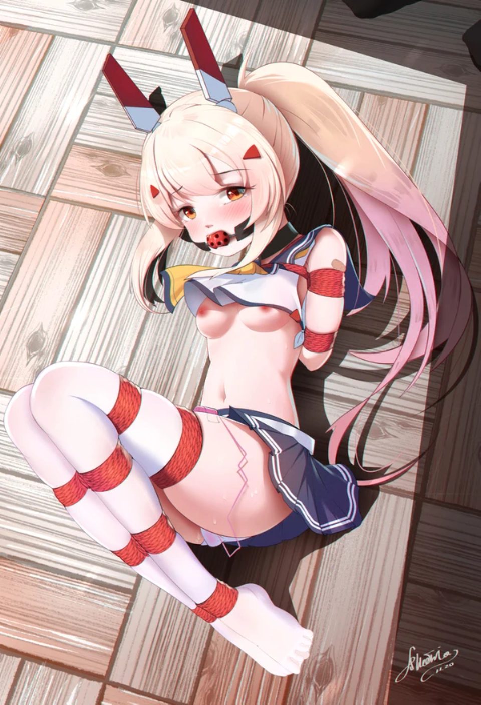 捆绑play 脸红 白丝 凌波 AliceTrina