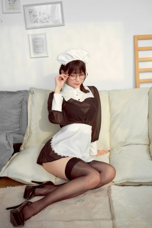 cosplay,z周叽是可爱兔兔,眼镜,女仆,私房
