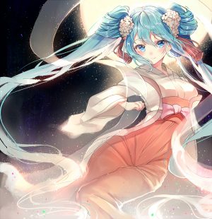 VOCALOID,初音ミク,中秋明月初音,takitou,single,長身像