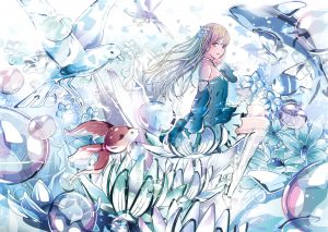 原创,长发,single,视线正对