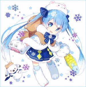 初音ミク,雪ミク,VOCALOID