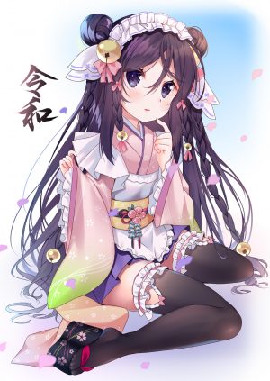 yukina,女仆,黑丝,和服女仆