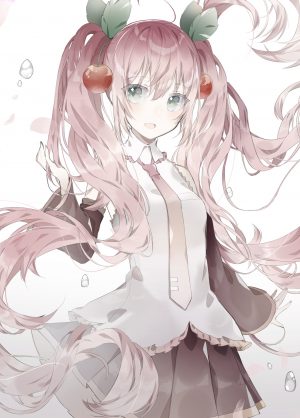 初音ミク,桜ミク,VOCALOID,制服