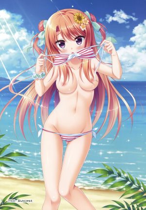 ほんたにかなえ,美鳩夏乃,サガプラネッツ,花之天使的夏日恋歌,水着,nipples,泳装