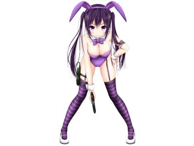 oosato_haya,ご注文はうさぎですか?,请问您今天要来点兔子吗?,Bodysuit,兔耳,兔女郎,Stockings,黑丝