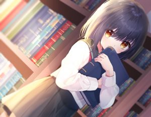 nufucha,原创,黑发,脸红,棕色眼,学校制服,短发,短裙