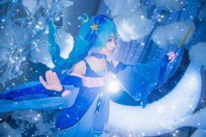 VOCALOID,初音未来,COS,MIKU,双马尾,雪初音