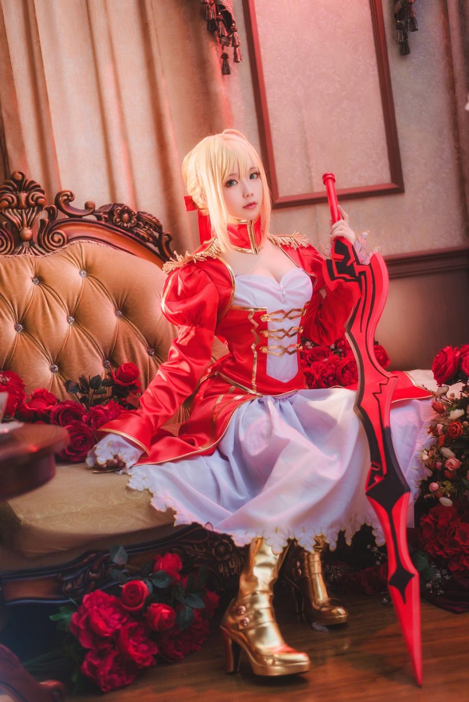FATE/GRAND_ORDER COS 尼禄 御姐 欧美