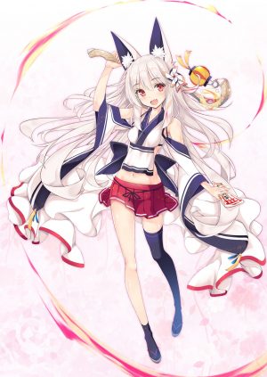 兽耳,和服,黑丝